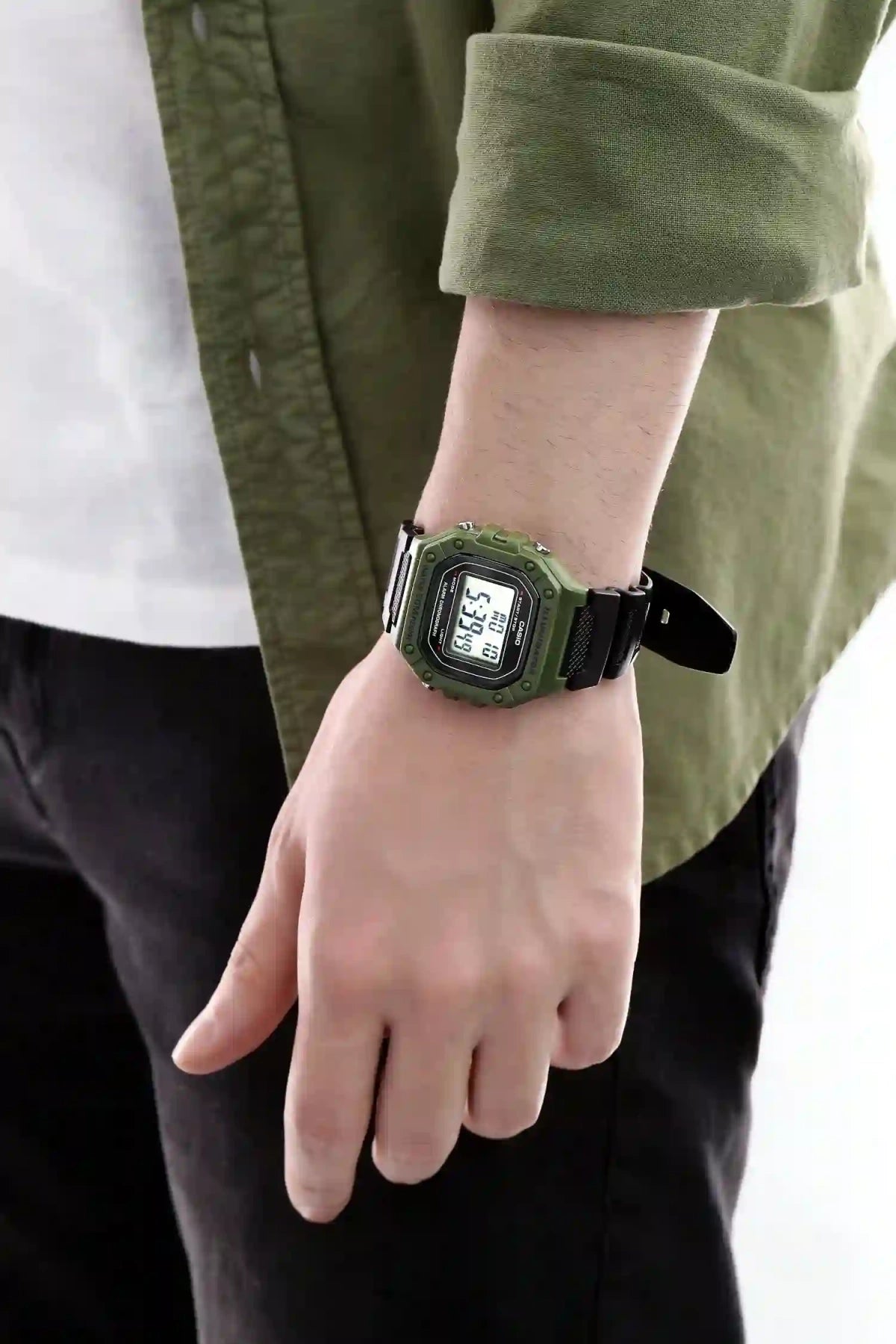 ZEGAREK MĘSKI CASIO W-218H-3A + BOX-6