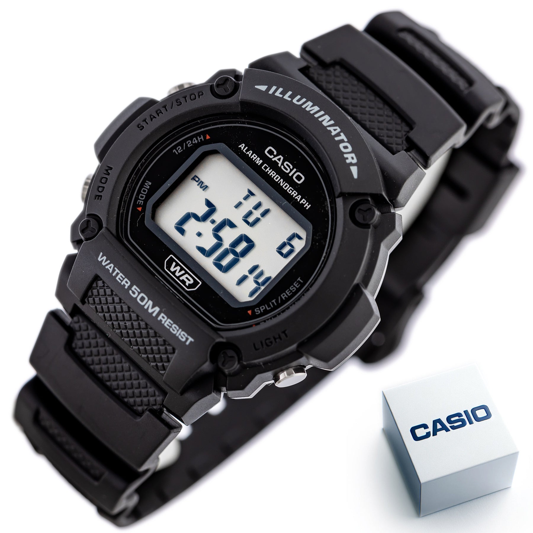ZEGAREK MĘSKI CASIO W-219H-1A + BOX-6