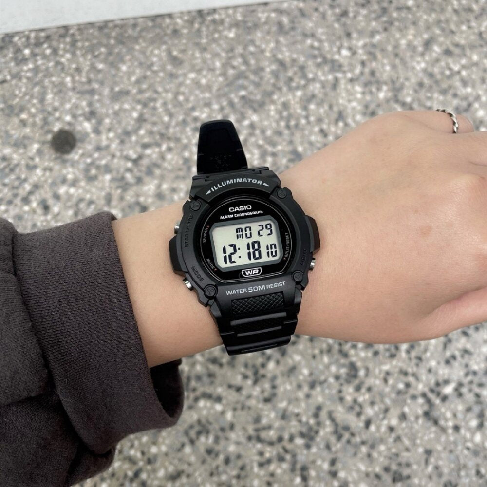 ZEGAREK MĘSKI CASIO W-219H-1A + BOX-5