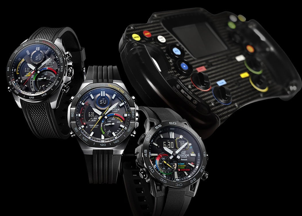 Zegarek Męski Casio EDIFICE 48mm ECB-40MP-1A Bluetooth + BOX-9