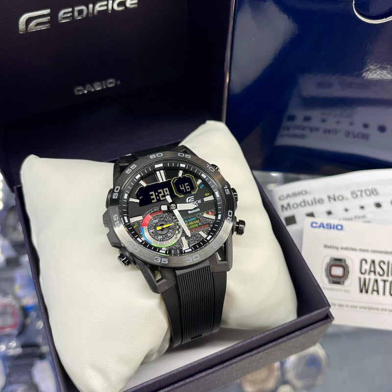 Zegarek Męski Casio EDIFICE 48mm ECB-40MP-1A Bluetooth + BOX-10