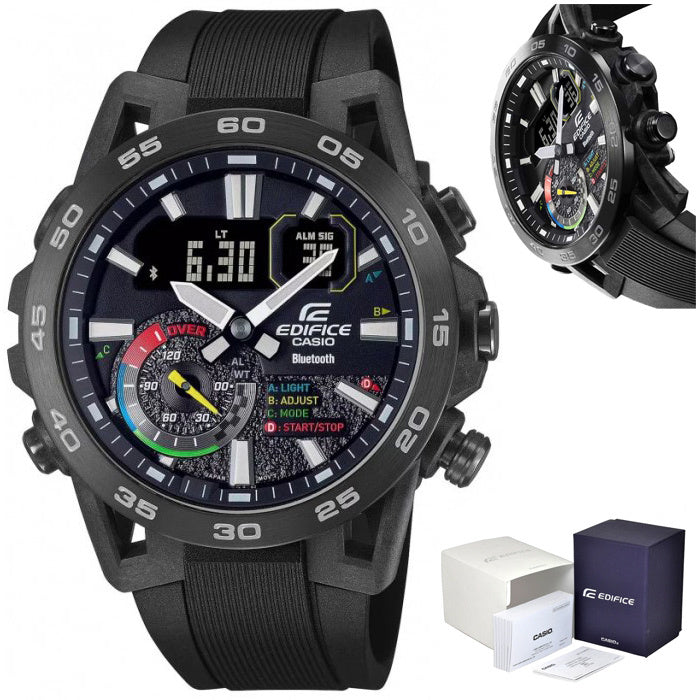 Zegarek Męski Casio EDIFICE 48mm ECB-40MP-1A Bluetooth + BOX-11