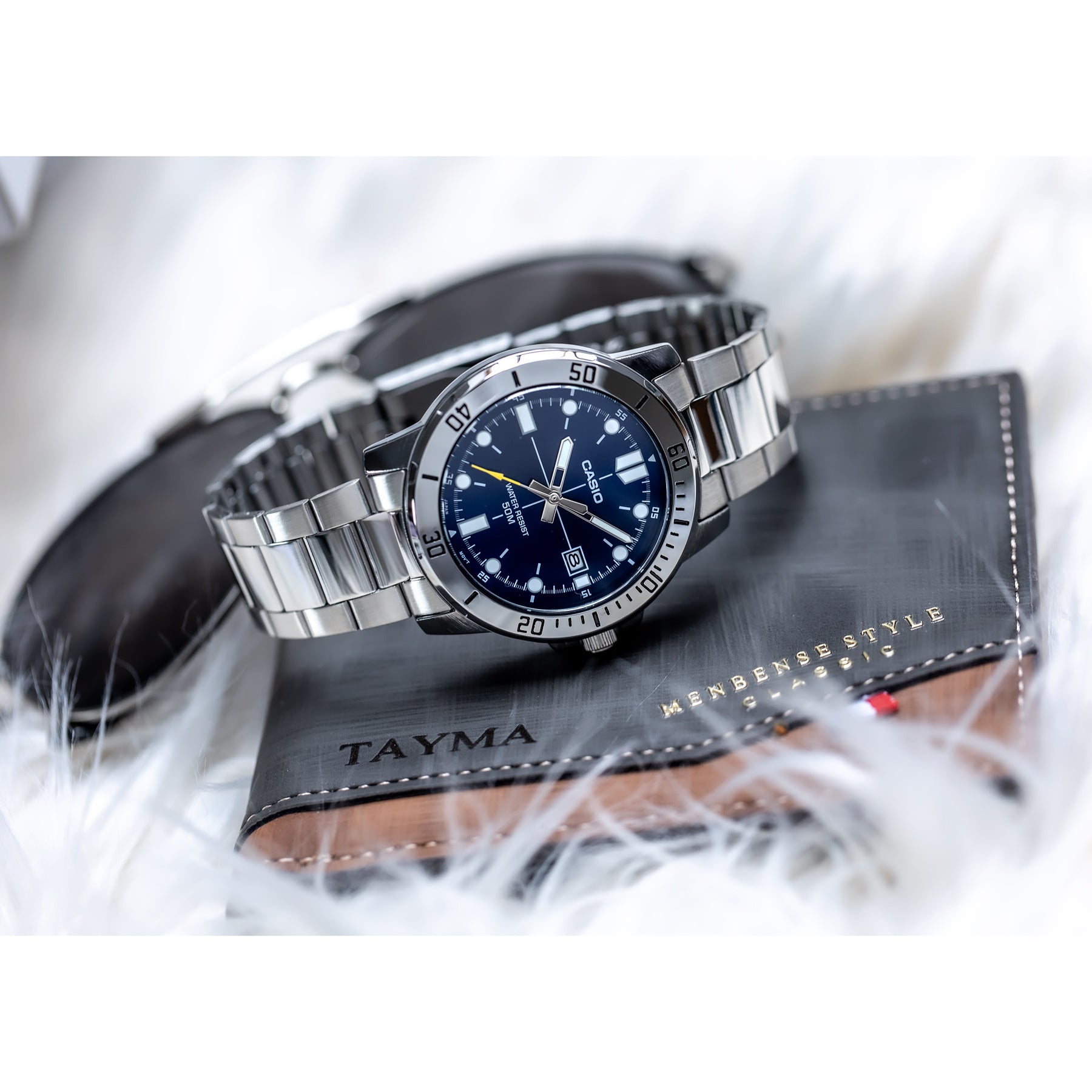 ZEGAREK MĘSKI CASIO MTP-VD01D-2E (zd185c) + BOX-9