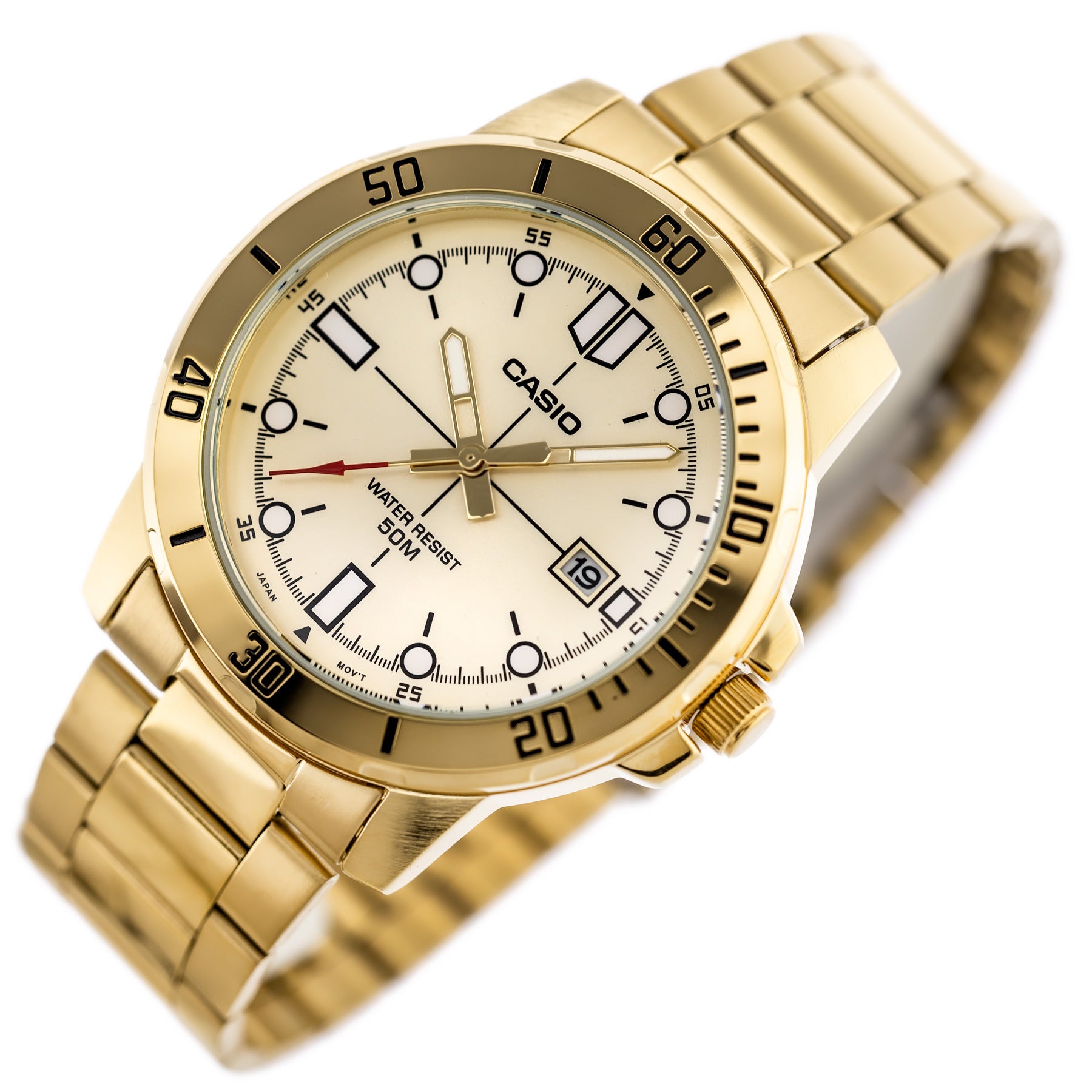 ZEGAREK MĘSKI CASIO MTP-VD01G-9E (zd185d) + BOX-2