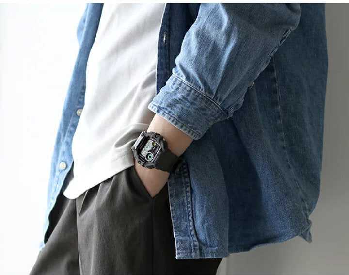 ZEGAREK MĘSKI CASIO Digital Moonphase WS-1700H-8AV + BOX-5