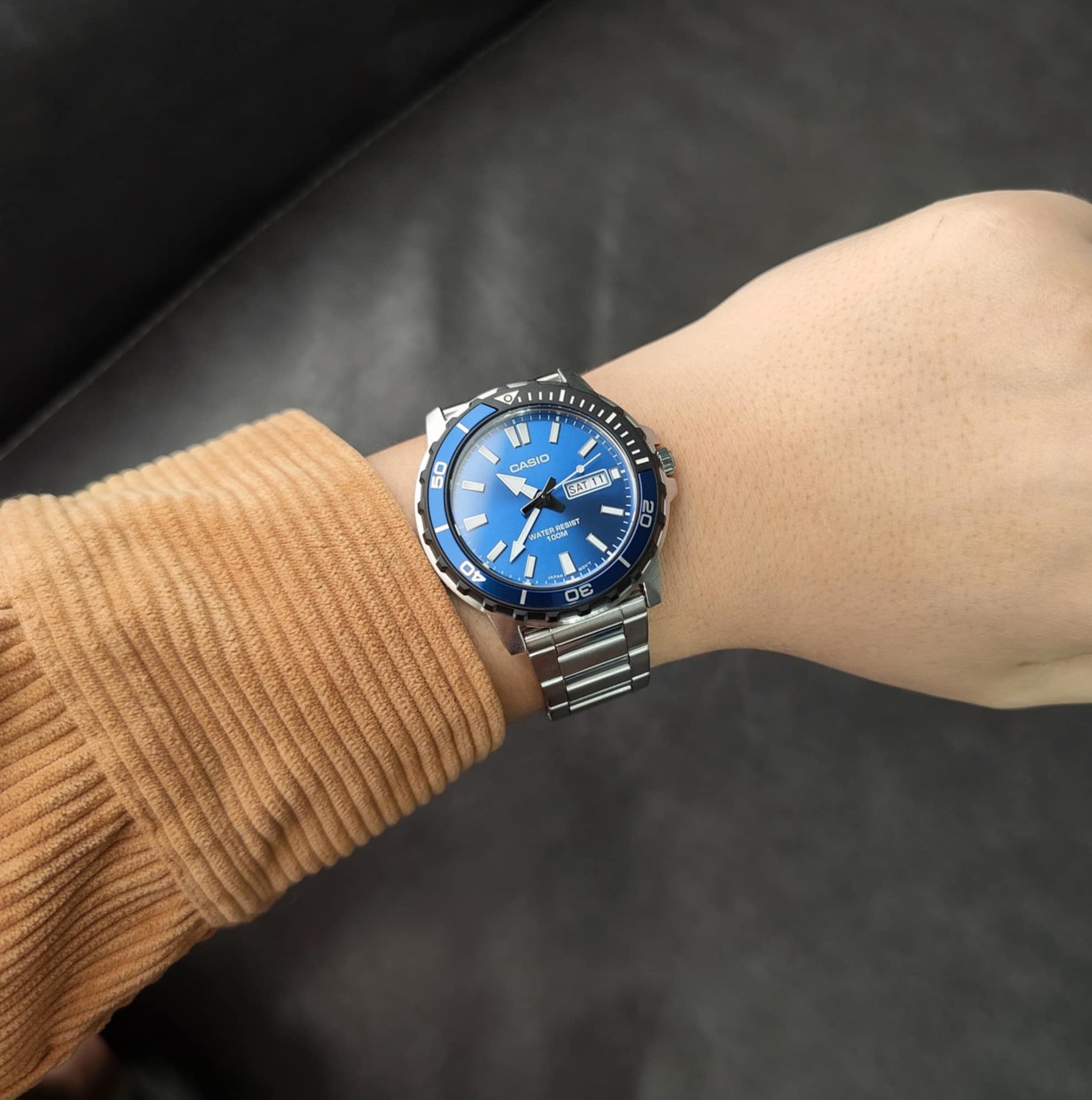 Zegarek Męski Casio Collection MTD-125D-2A1 + BOX-4
