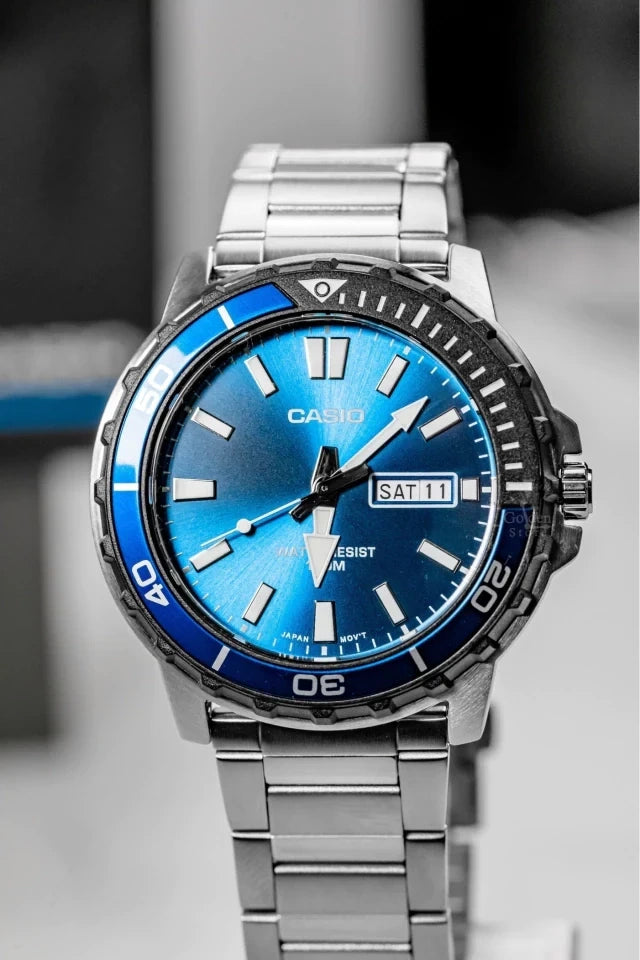 Zegarek Męski Casio Collection MTD-125D-2A1 + BOX-5