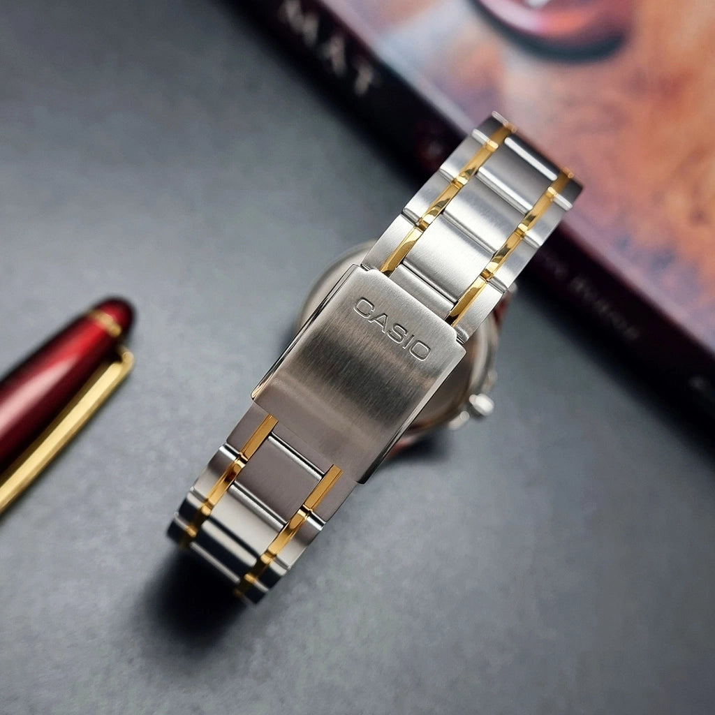 ZEGAREK MĘSKI CASIO MTP-1381G-1A (zd191d) + BOX-6