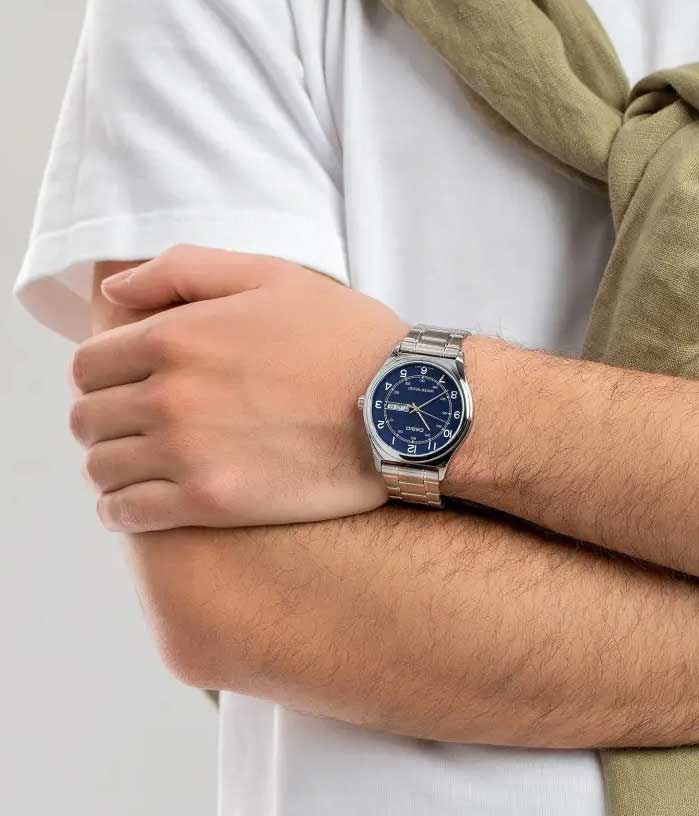 Zegarek Męski Casio MTP-V006D-2B + BOX-4