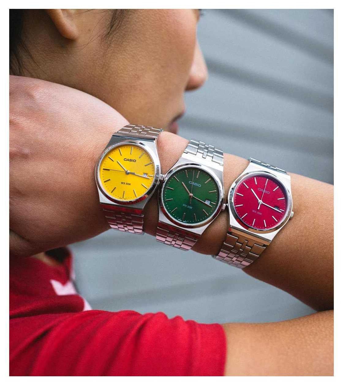 Zegarek Męski Casio MTP-B145D-3A + BOX (zd230b)-10