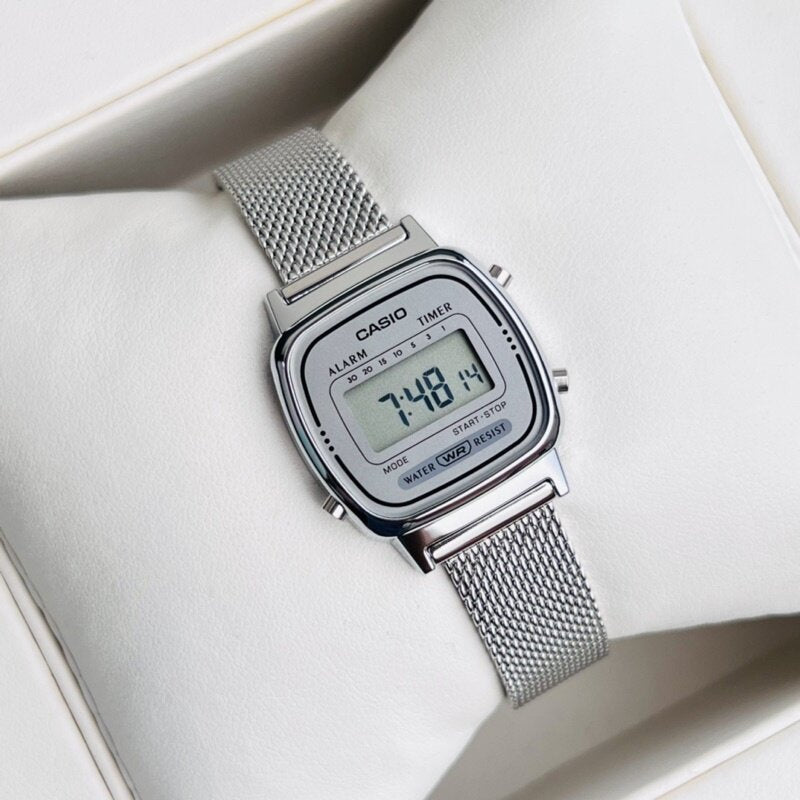 Zegarek Damski Casio Retro Vintage LA670WEM-7DF + BOX-4