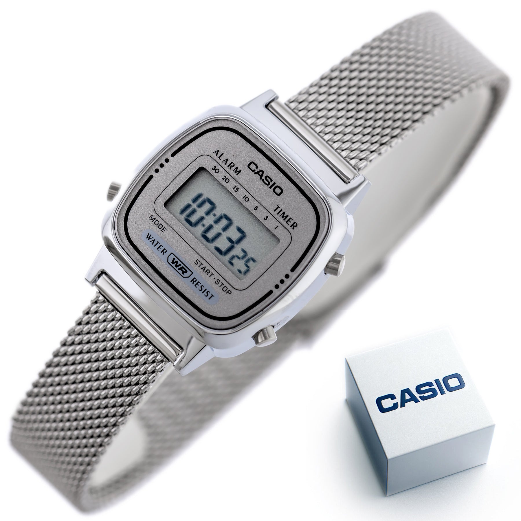 Zegarek Damski Casio Retro Vintage LA670WEM-7DF + BOX-10