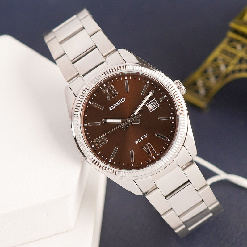 ZEGAREK MĘSKI CASIO MTP-1302DD-5A (zd072p) + BOX-3