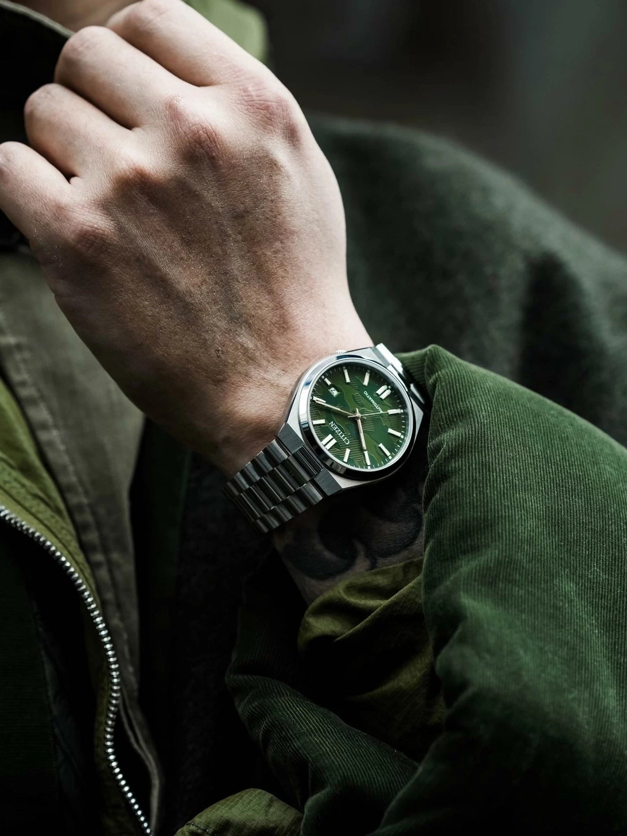 ZEGAREK MĘSKI CITIZEN Tsuyosa NJ0159-86X Automatic-4