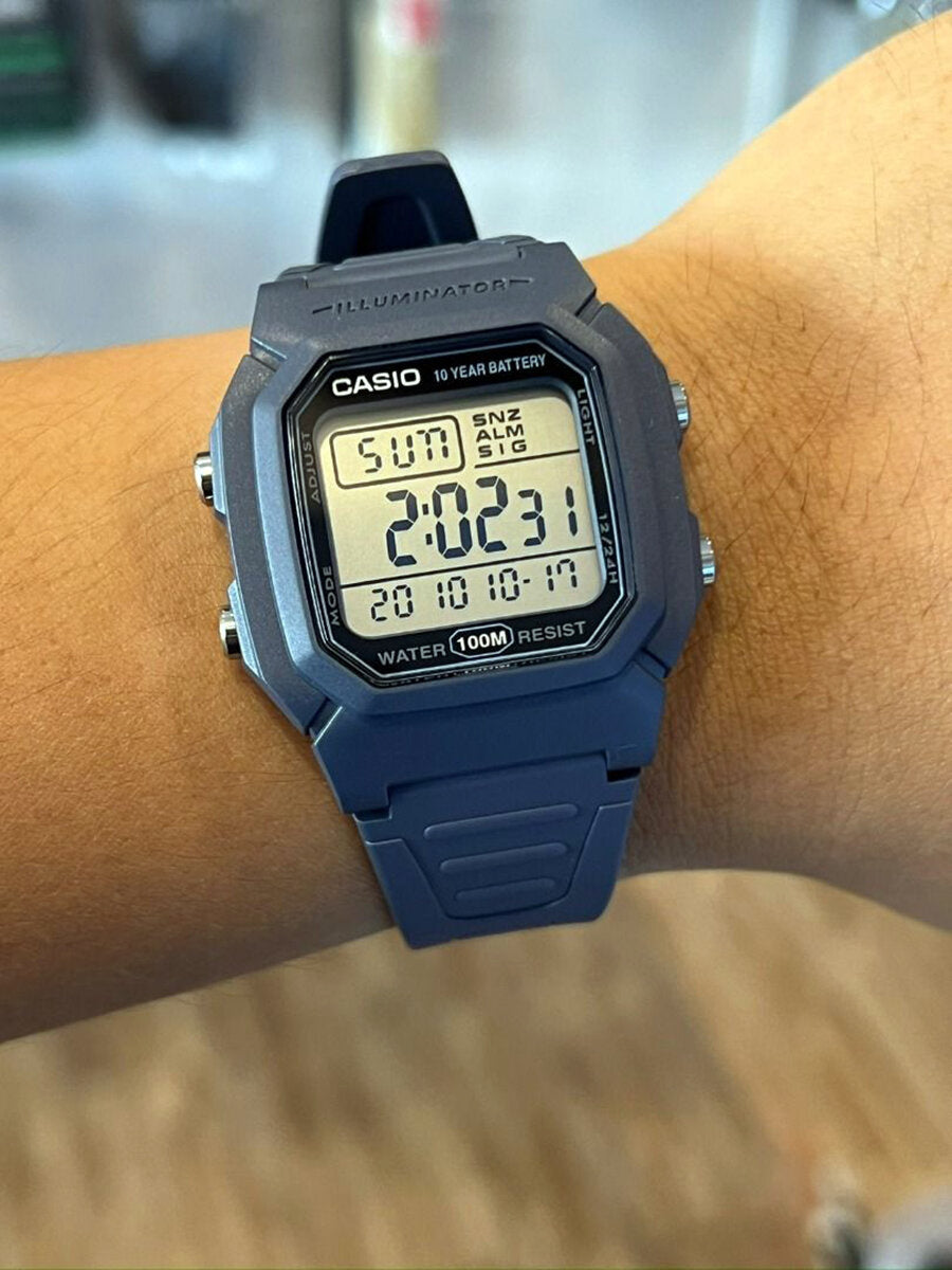 ZEGAREK MĘSKI CASIO W-800H-2A (zd100c) - KLASYKA + BOX-4