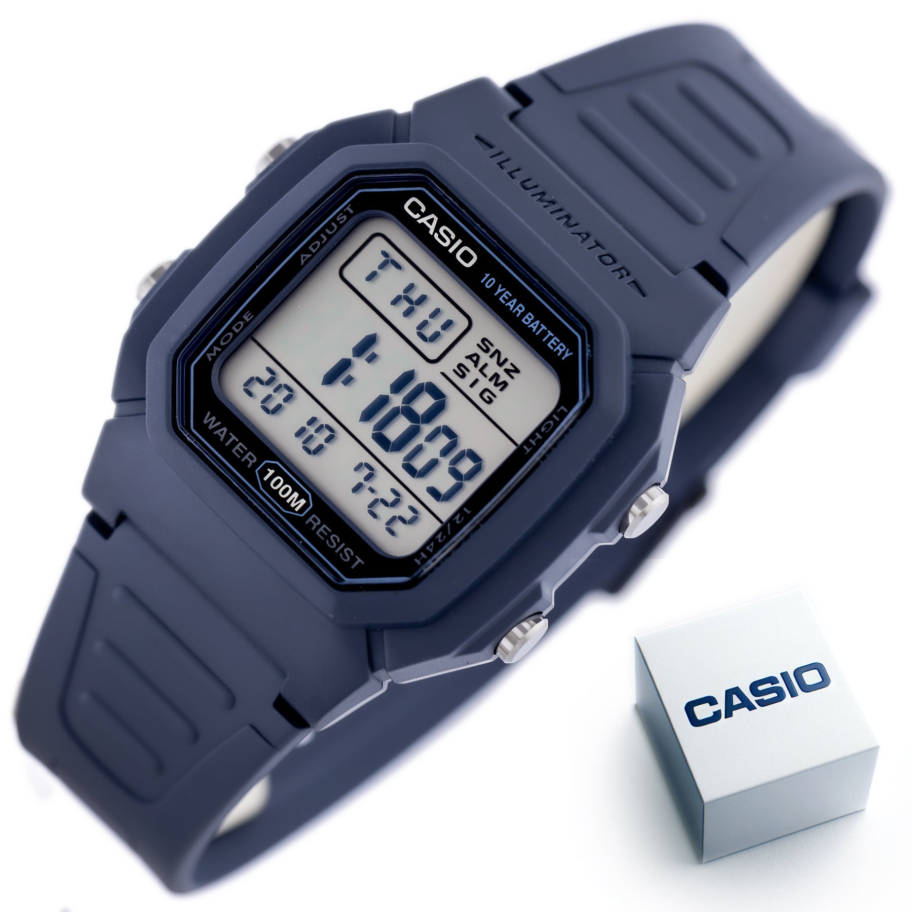 ZEGAREK MĘSKI CASIO W-800H-2A (zd100c) - KLASYKA + BOX-6