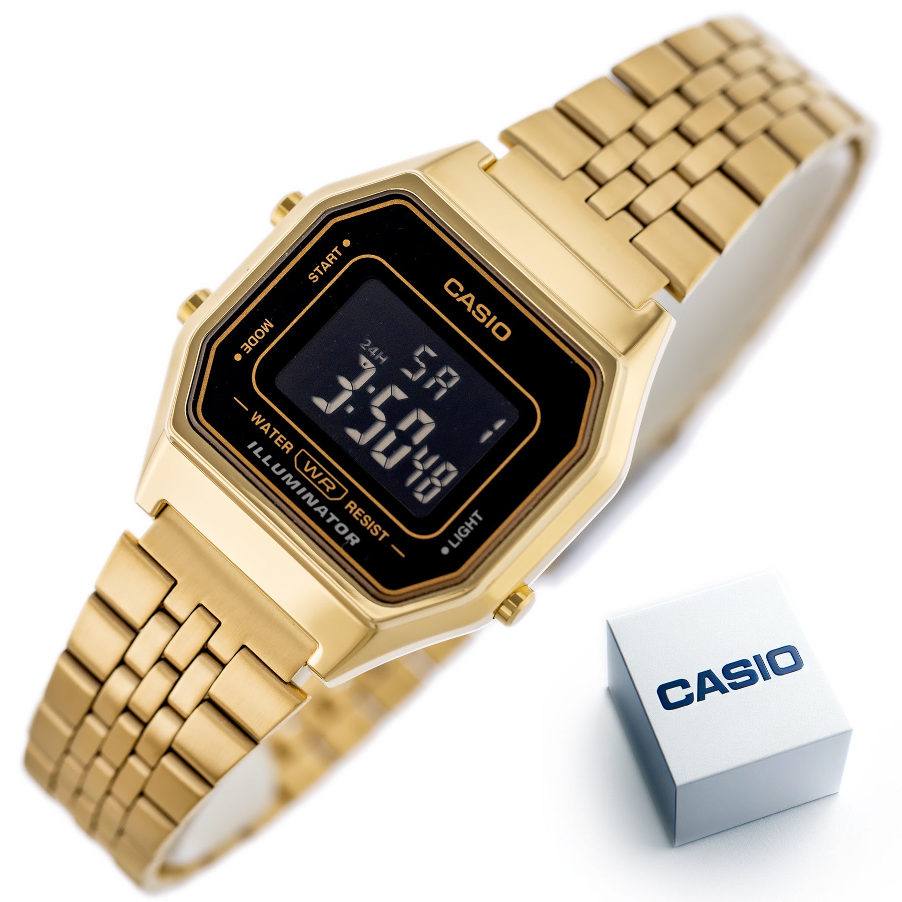 ZEGAREK DAMSKI CASIO VINTAGE LA680WGA-1B + BOX-8