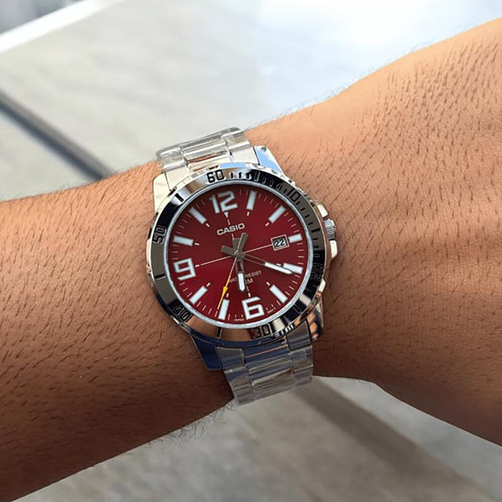 ZEGAREK MĘSKI CASIO MTP-VD01D-4B + BOX-5