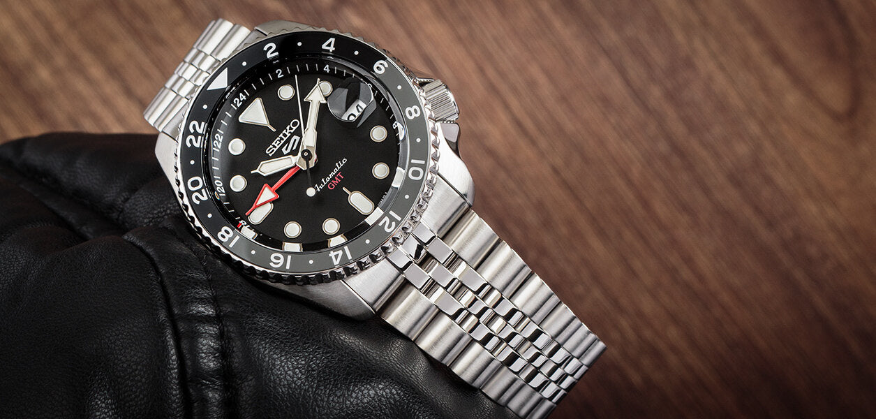 ZEGAREK MĘSKI SEIKO 5 SPORTS SSK001K1 GMT AUTOMAT WR100 + BOX-8