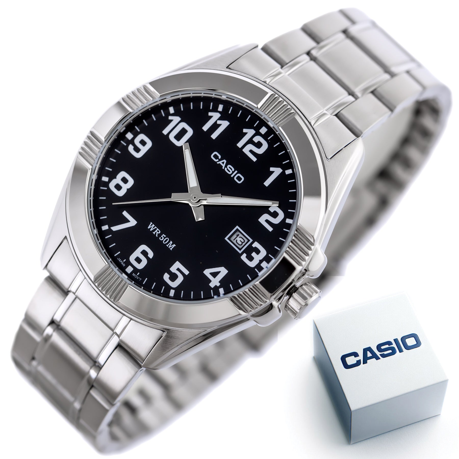 ZEGAREK MĘSKI CASIO MTP-1308D-1B (zd177d) + BOX-9