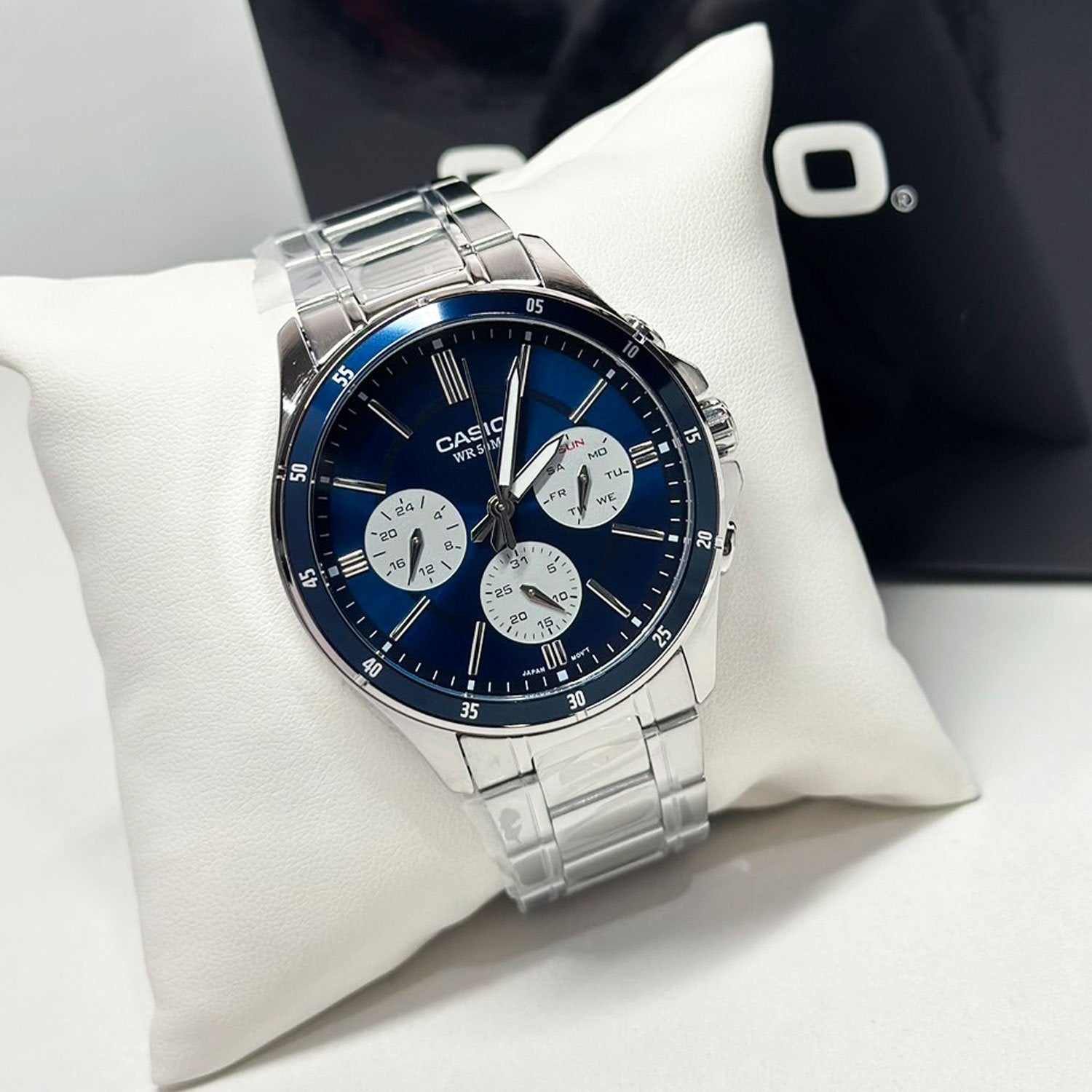 ZEGAREK MĘSKI CASIO MTP-1374D-2A3 (zd063h) + BOX-5