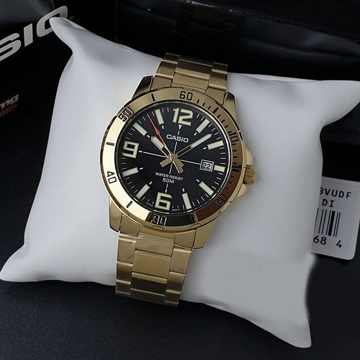 ZEGAREK MĘSKI CASIO MTP-VD01G-1B + BOX-8