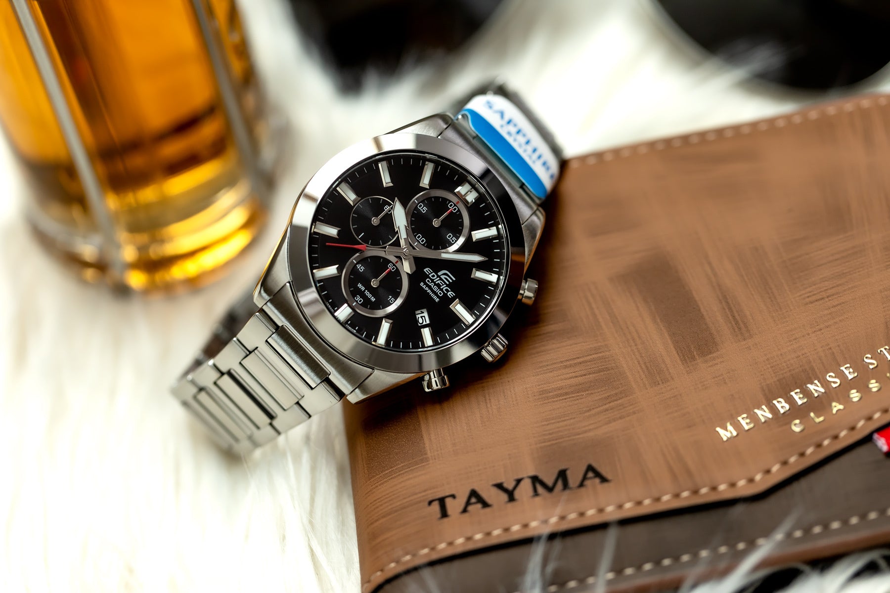 Zegarek Męski Casio EDIFICE Chronograph EFB-710D-1A + BOX-7