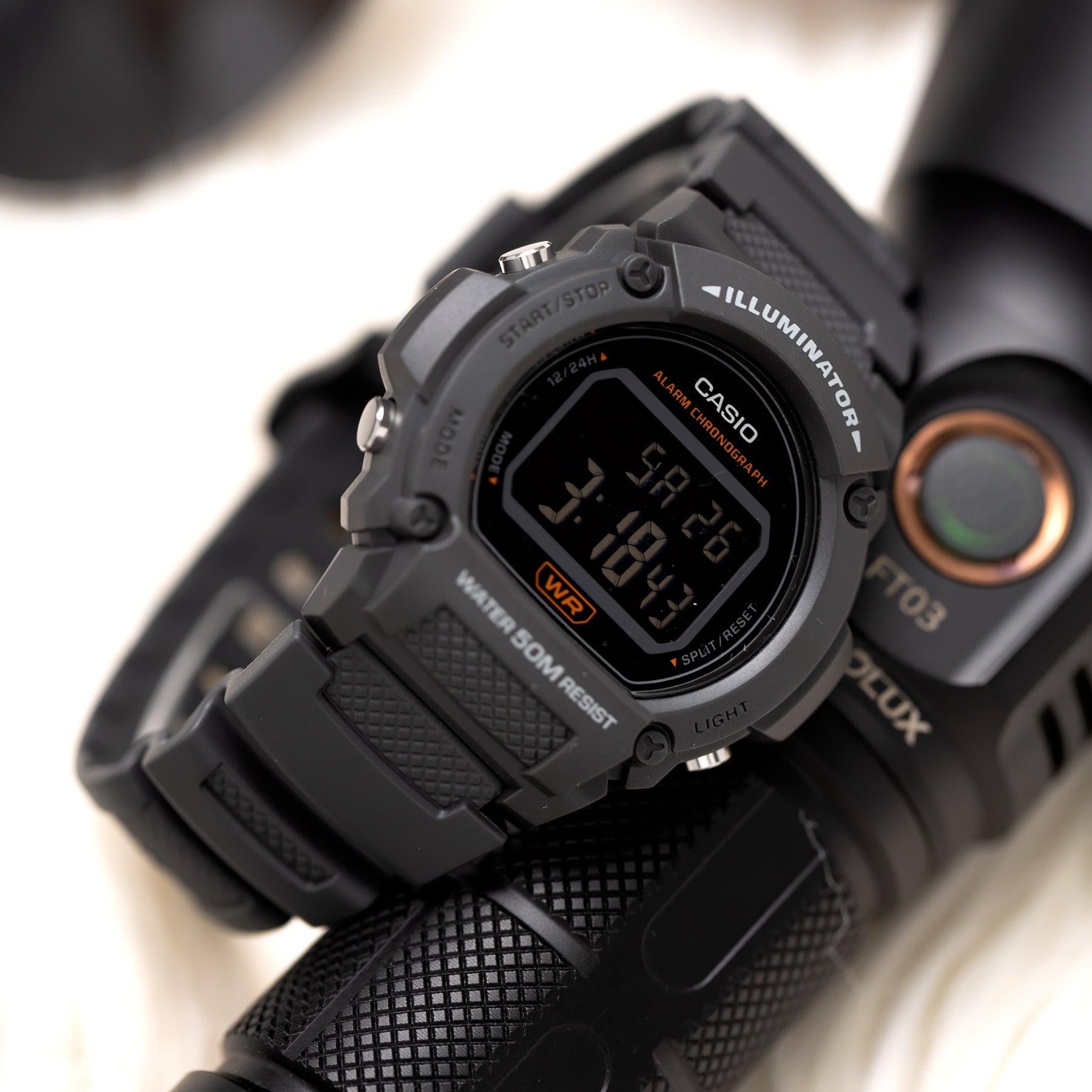 Zegarek Męski Casio W-219H-8BVEF (zd207g) + BOX-4