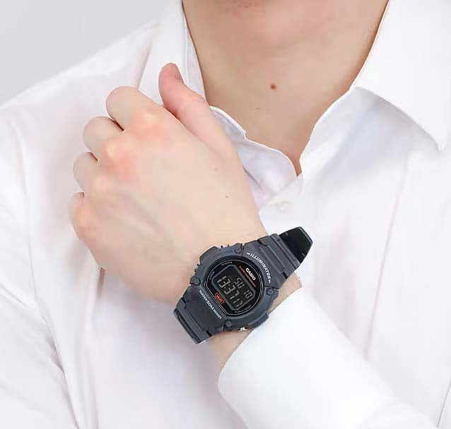 Zegarek Męski Casio W-219H-8BVEF (zd207g) + BOX-6