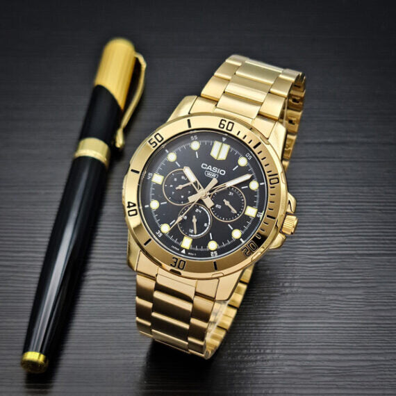 Zegarek Męski Casio MTP-VD300G-1EUDF (zd202d) + BOX-6