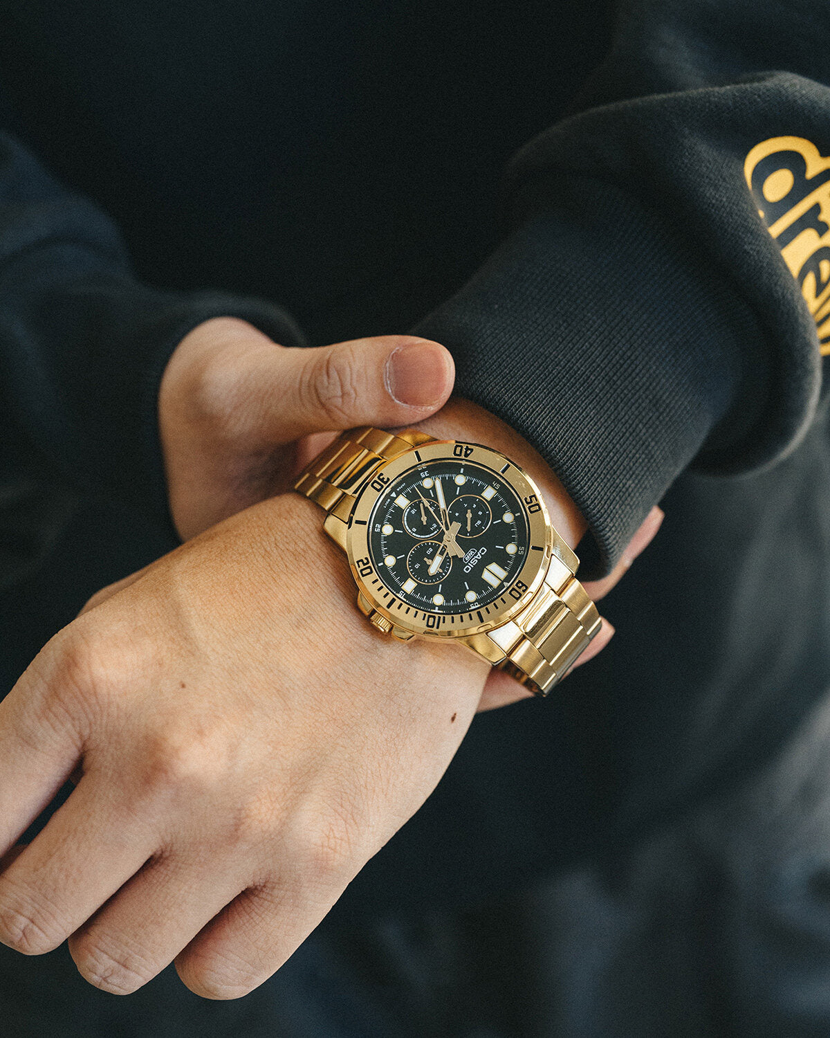 Zegarek Męski Casio MTP-VD300G-1EUDF (zd202d) + BOX-5