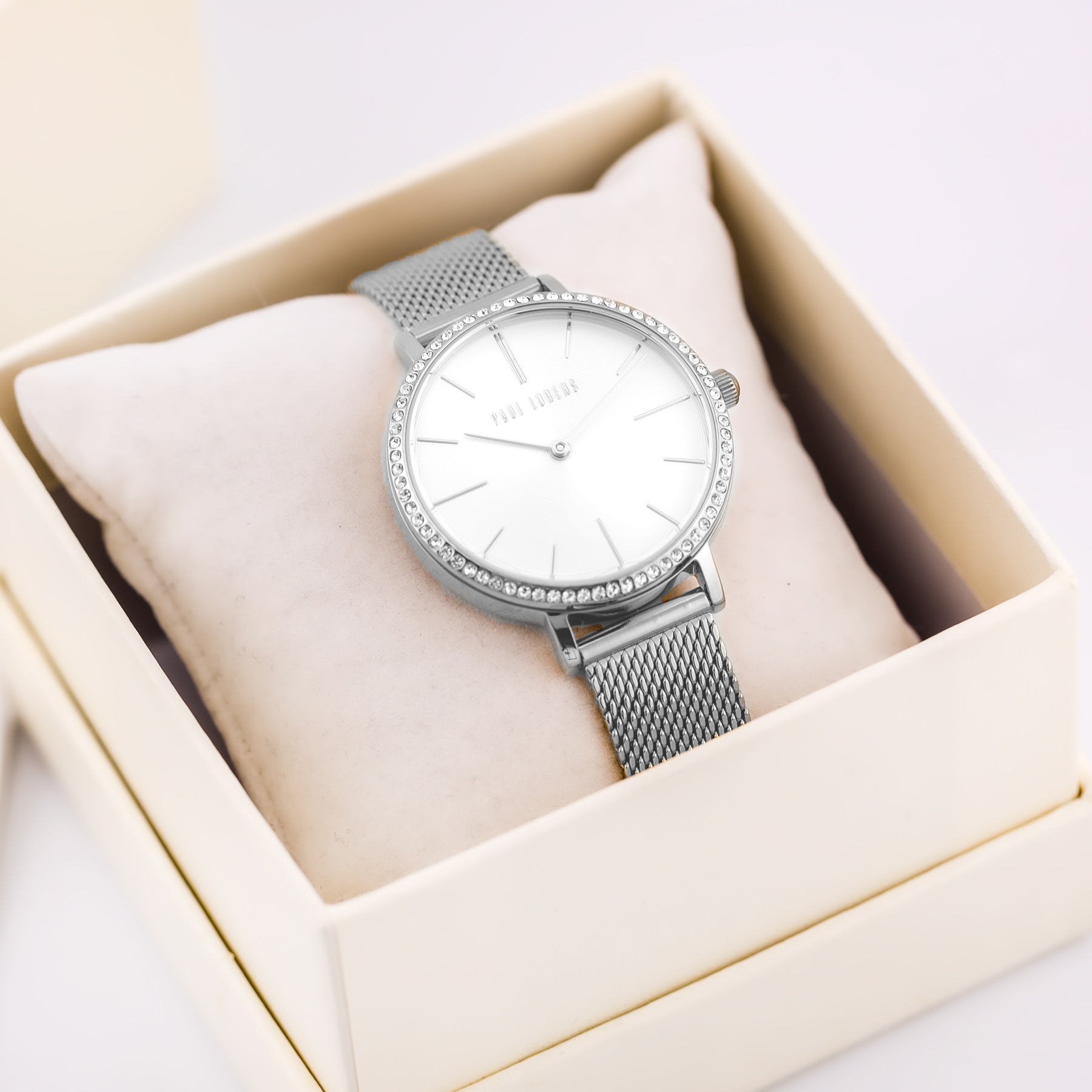 ZEGAREK DAMSKI PAUL LORENS - PL12894B-3C1 (zg553b) + BOX-7