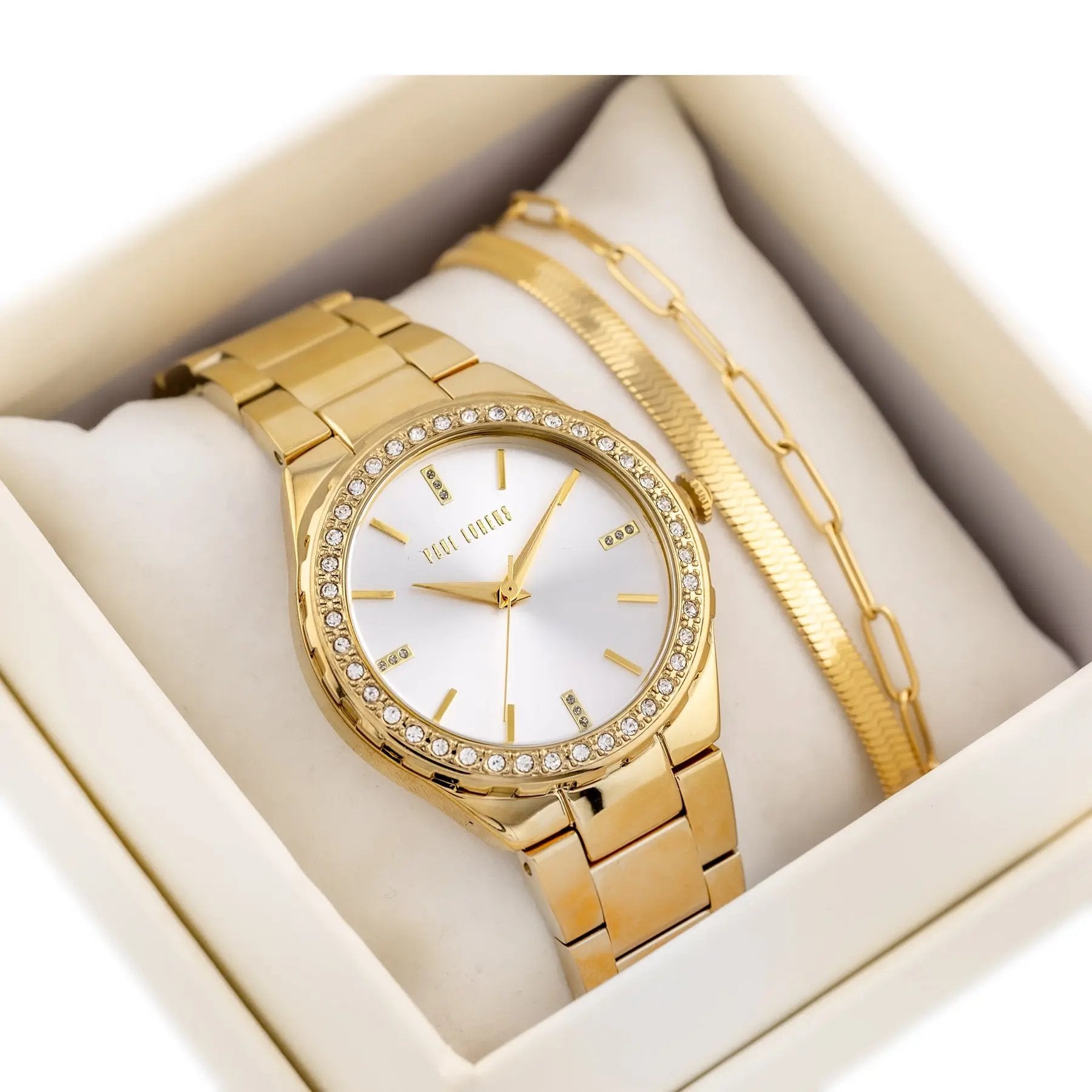 KOMPLET PREZENTOWY DAMSKI PAUL LORENS Zegarek + bransoletka (zg535d) KOMPLET PREZENTOWY DAMSKI PAUL LORENS Zegarek + bransoletka (zg535d) -  5905937209111