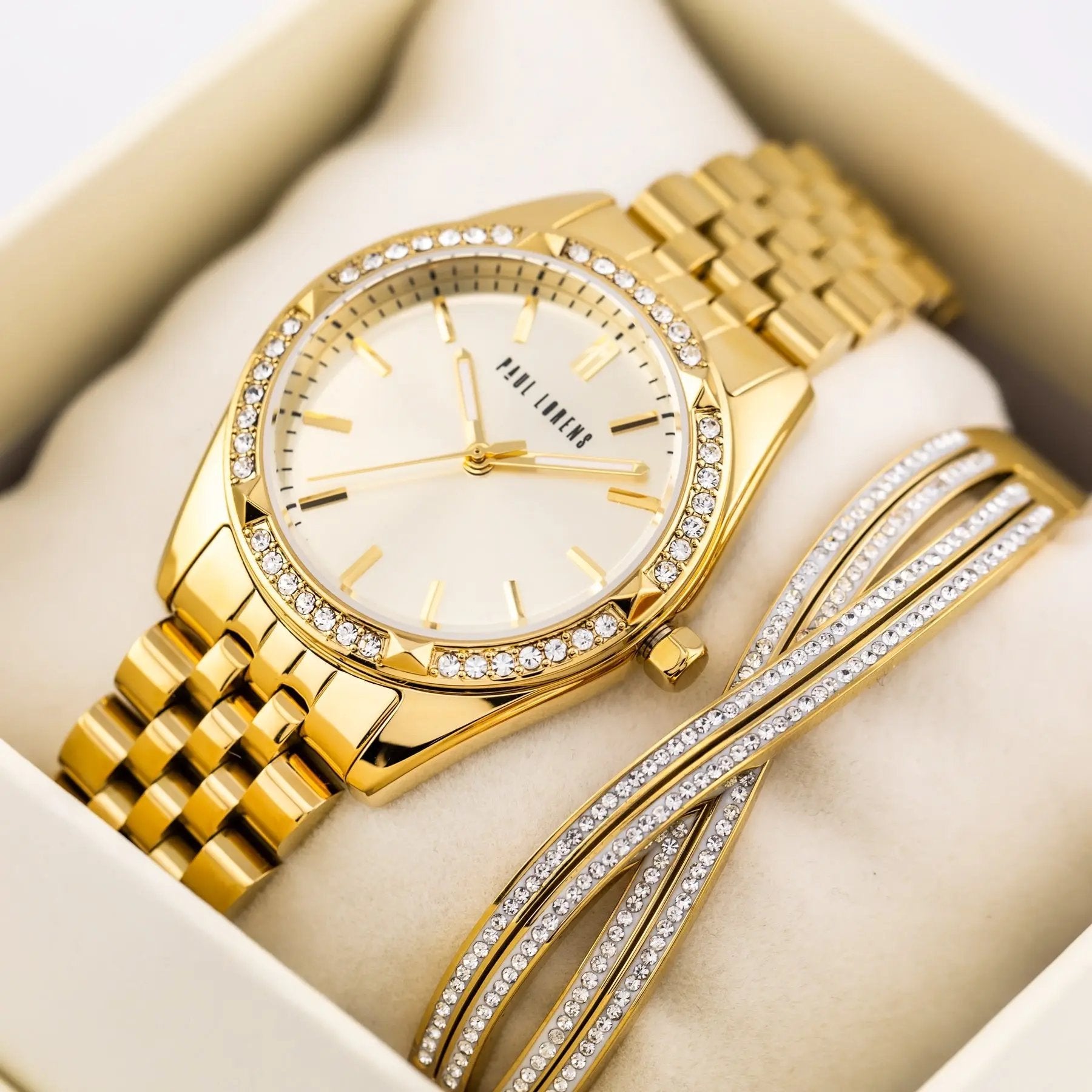 KOMPLET PREZENTOWY DAMSKI PAUL LORENS Zegarek + bransoletka (zg543d) KOMPLET PREZENTOWY DAMSKI PAUL LORENS Zegarek + bransoletka (zg543d) - 5905937209197