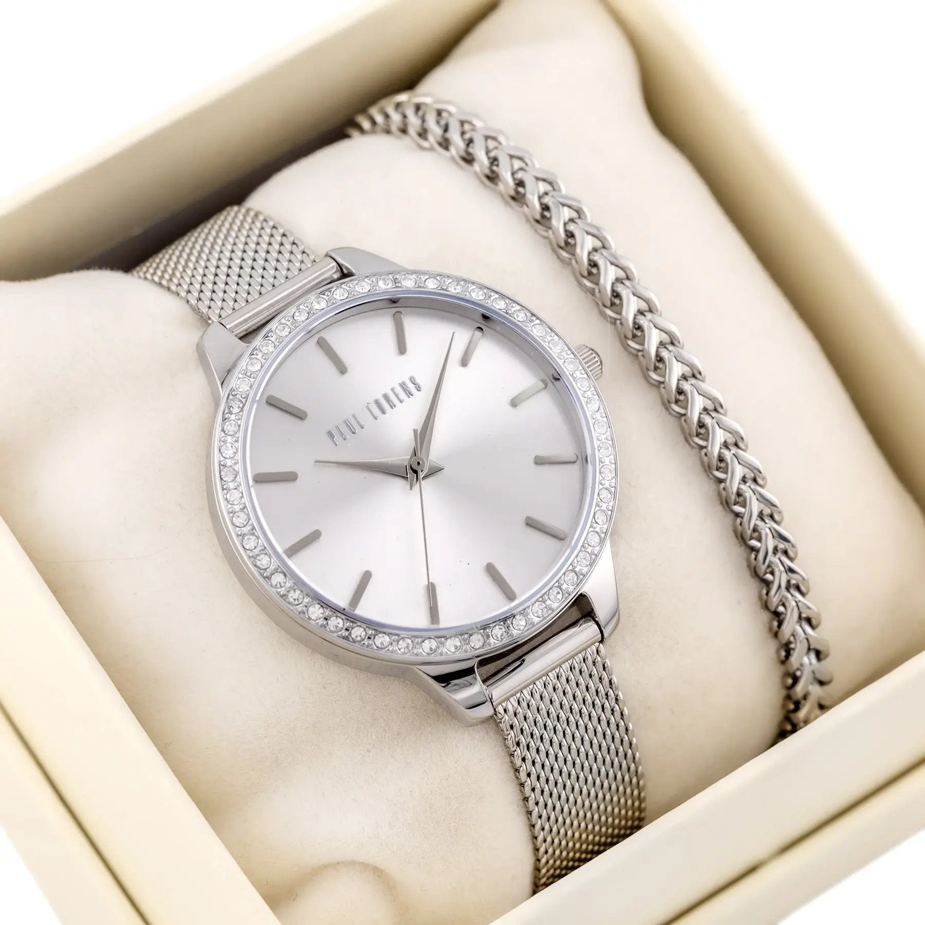 KOMPLET PREZENTOWY DAMSKI PAUL LORENS - Zegarek + bransoletka (zg545f) KOMPLET PREZENTOWY DAMSKI PAUL LORENS Zegarek + bransoletka (zg545f) 5905937209296