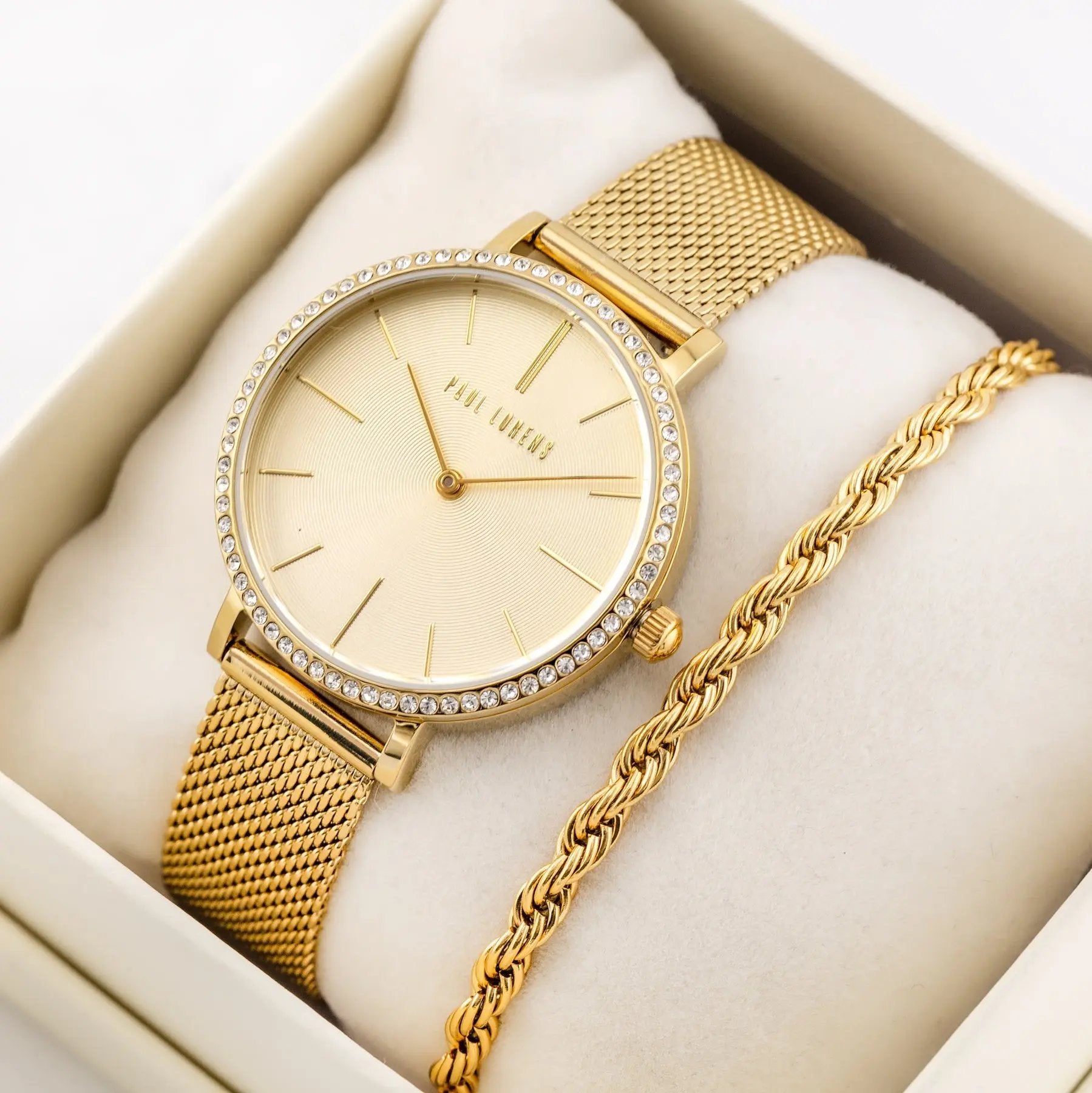 KOMPLET PREZENTOWY DAMSKI PAUL LORENS - Zegarek + bransoletka (zg553e) KOMPLET PREZENTOWY DAMSKI PAUL LORENS Zegarek + bransoletka (zg553e) 5905937209272