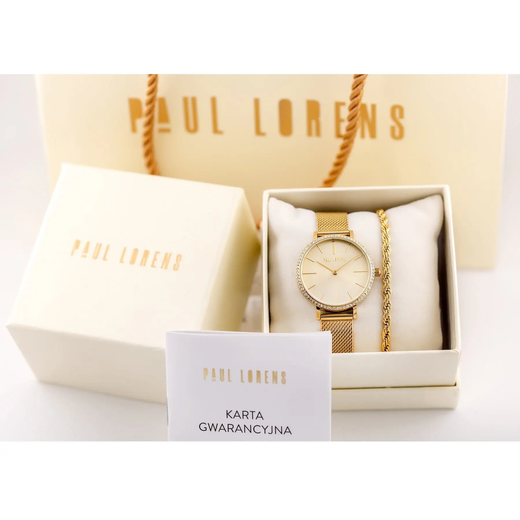 KOMPLET PREZENTOWY DAMSKI PAUL LORENS - Zegarek + bransoletka (zg553e) KOMPLET PREZENTOWY DAMSKI PAUL LORENS Zegarek + bransoletka (zg553e) 5905937209272
