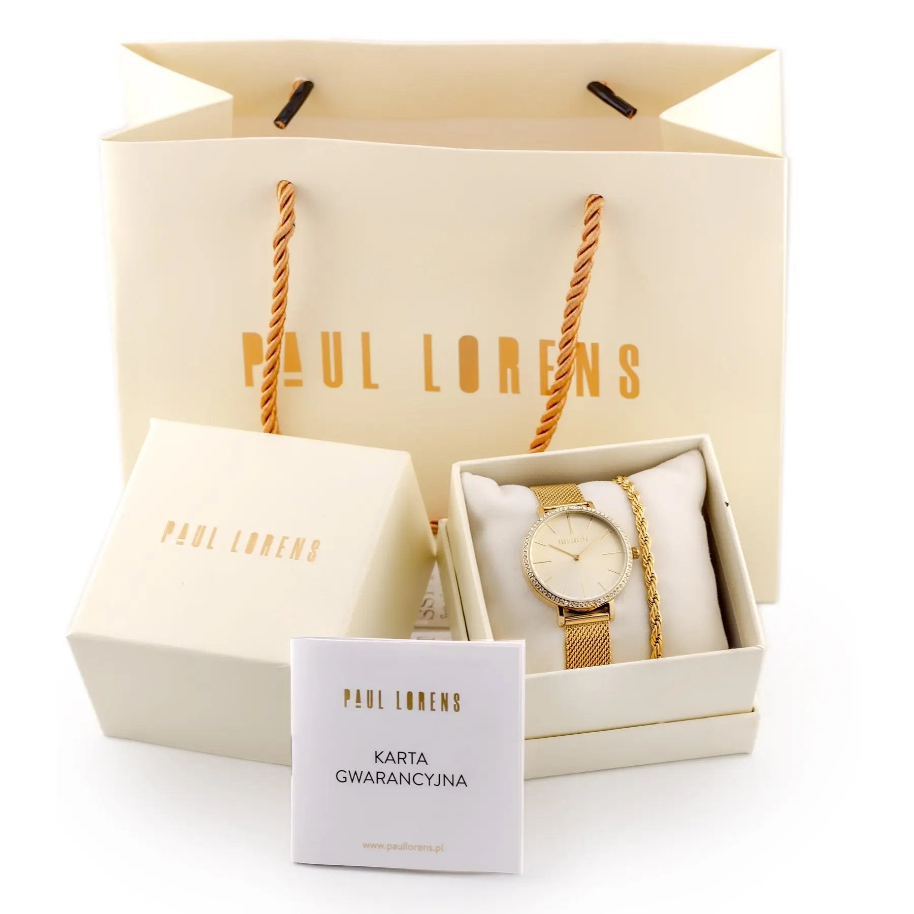 KOMPLET PREZENTOWY DAMSKI PAUL LORENS - Zegarek + bransoletka (zg553e) KOMPLET PREZENTOWY DAMSKI PAUL LORENS Zegarek + bransoletka (zg553e) 5905937209272
