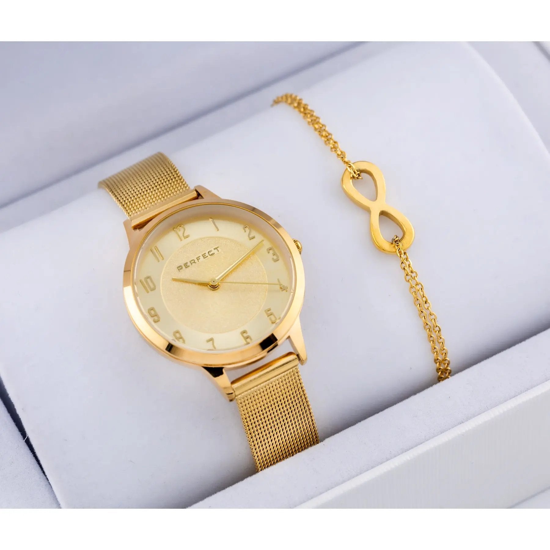 KOMPLET PREZENTOWY DAMSKI - Zegarek + bransoletka (zp532e) KOMPLET PREZENTOWY DAMSKI - Zegarek + bransoletka (zp532e) - Lorence 5905937209203