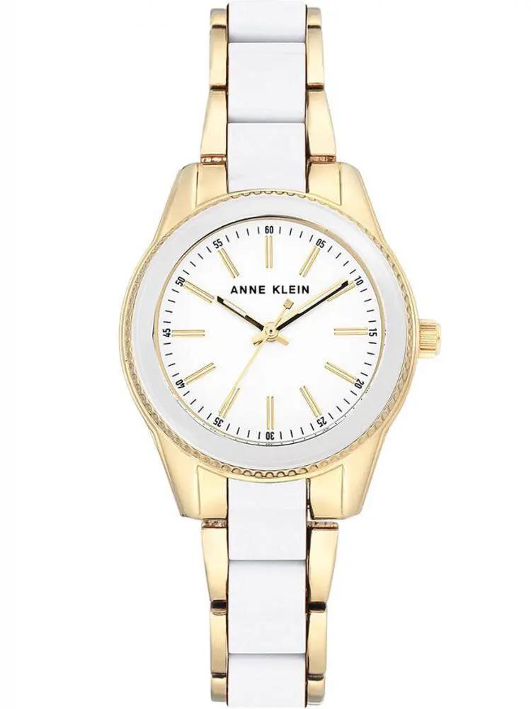ZEGAREK DAMSKI Anne Klein Gold-Tone AK-3212WTGB + BOX ZEGAREK DAMSKI Anne Klein Gold-Tone AK-3212WTGB + BOX - Lorence 086702617357