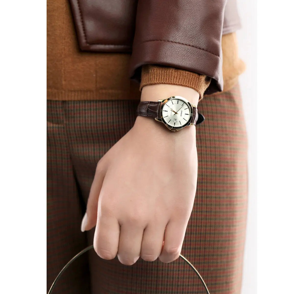 ZEGAREK DAMSKI CASIO LTP-V004GL-9A (zd569d) + BOX-6