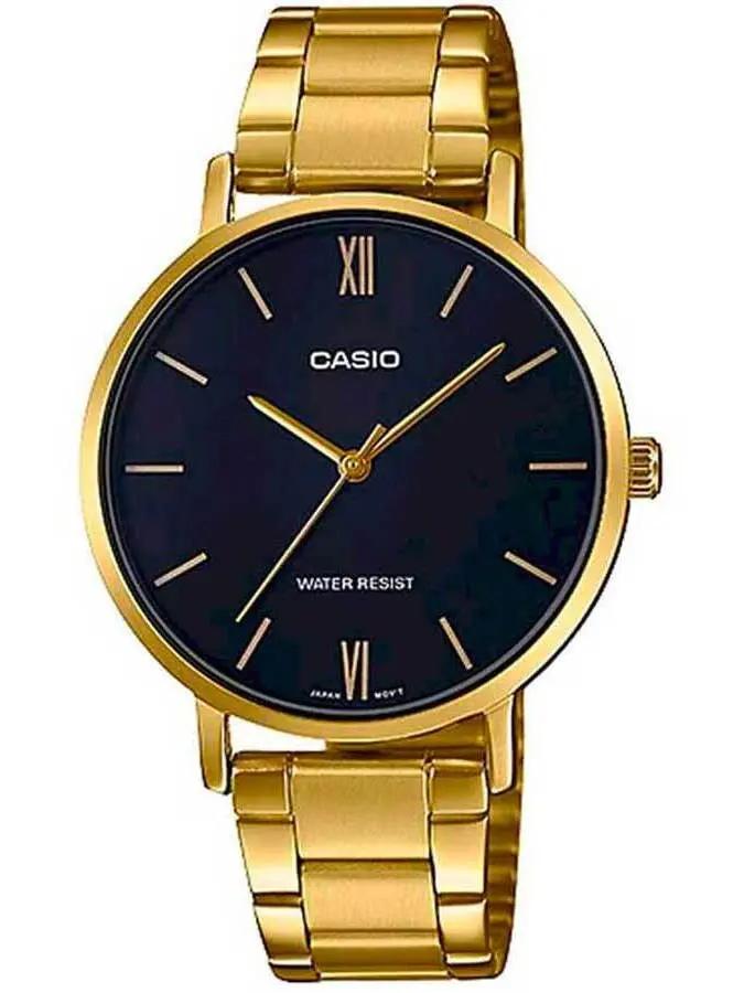ZEGAREK DAMSKI CASIO LTP-VT01G-1B (zd613d) + BOX ZEGAREK DAMSKI CASIO LTP-VT01G-1B (zd613d) + BOX - Lorence 4549526270772