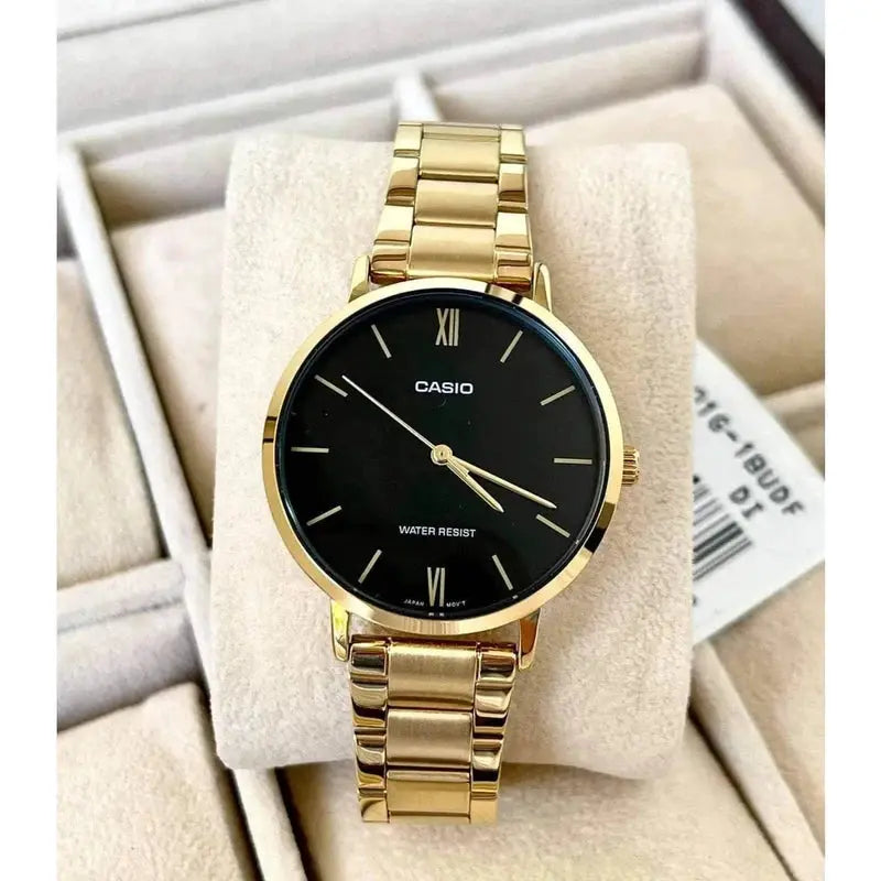 ZEGAREK DAMSKI CASIO LTP-VT01G-1B (zd613d) + BOX ZEGAREK DAMSKI CASIO LTP-VT01G-1B (zd613d) + BOX - Lorence 4549526270772