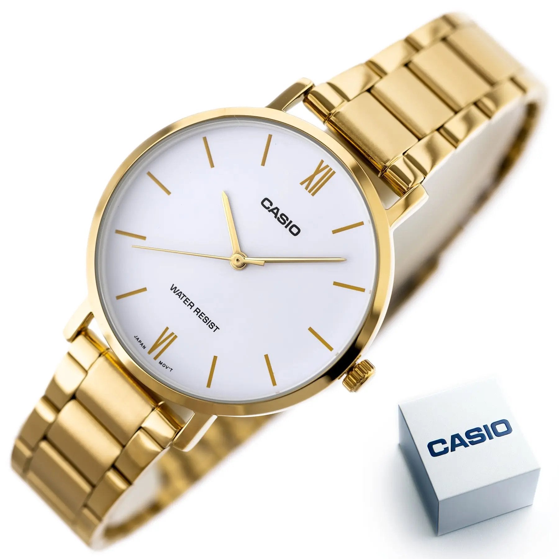 ZEGAREK DAMSKI CASIO LTP-VT01G-7BUDF + BOX ZEGAREK DAMSKI CASIO LTP-VT01G-7BUDF + BOX - Lorence 4549526270789