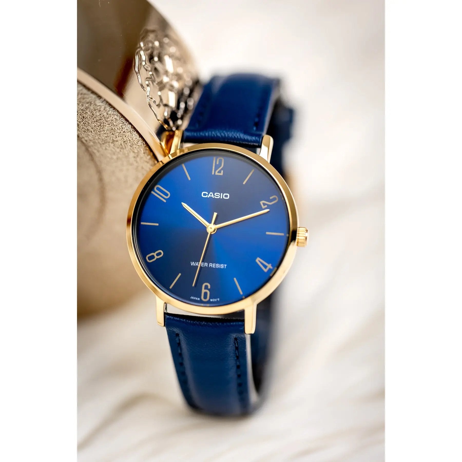 ZEGAREK DAMSKI CASIO LTP-VT01GL-2B + BOX ZEGAREK DAMSKI CASIO LTP-VT01GL-2B + BOX - Lorence 4549526286070