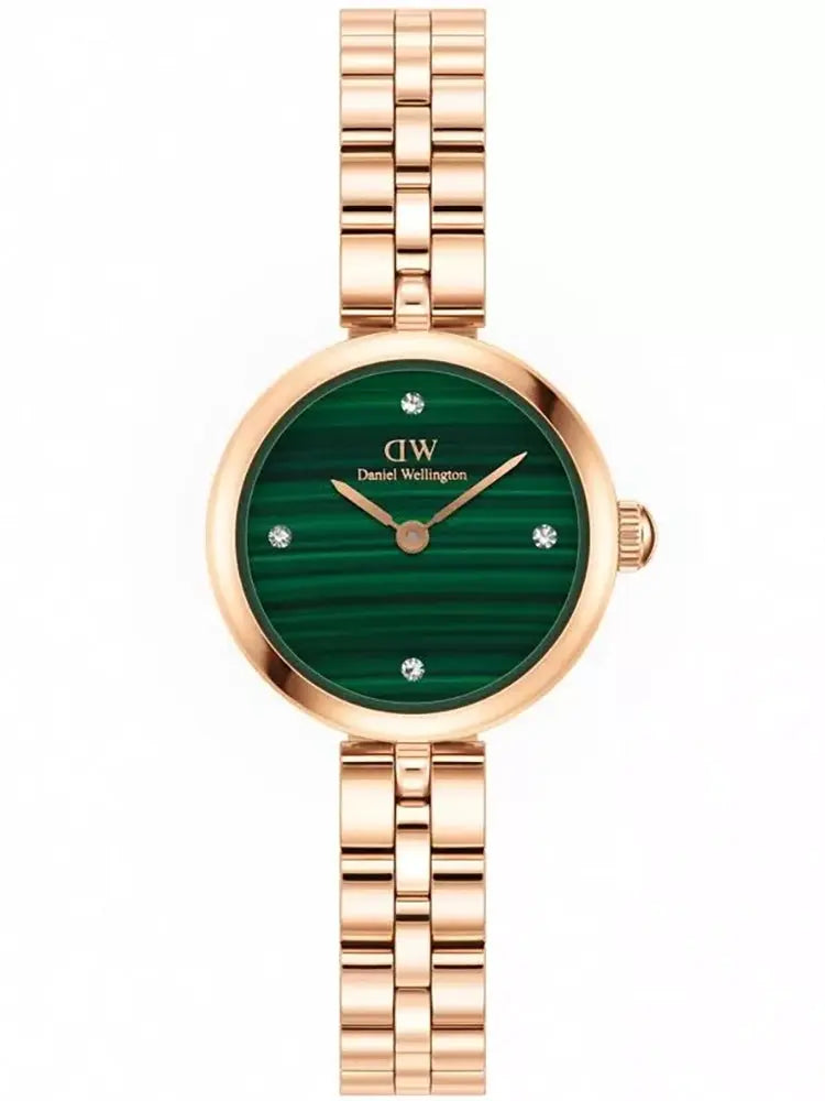 ZEGAREK DAMSKI DANIEL WELLINGTON Elan Lumine Malachite Rose Gold 22mm DW00100721 + BOX (zw522c) ZEGAREK DAMSKI DANIEL WELLINGTON Elan Lumine Malachite Rose Gold 22mm 7315030055863
