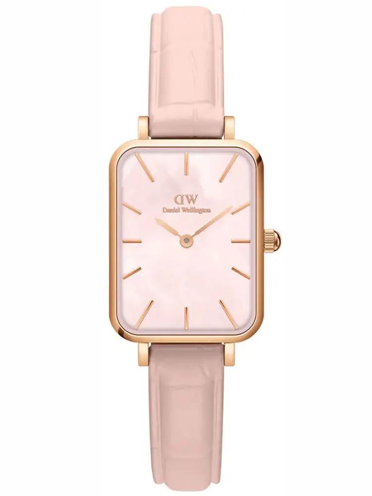 ZEGAREK DAMSKI DANIEL WELLINGTON Quadro Pressed Melrose Pearl 20mm DW00100508 + BOX (zw521a) ZEGAREK DAMSKI DANIEL WELLINGTON Quadro Pressed Melrose Pearl 20mm 7315030030563