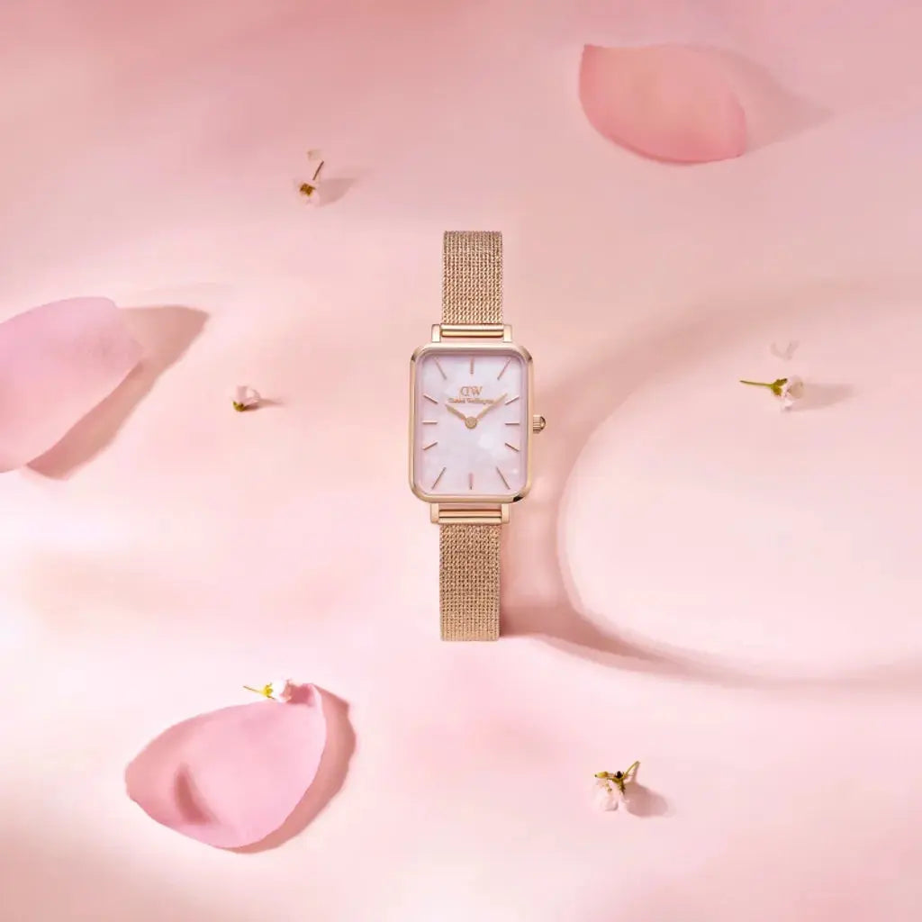 ZEGAREK DAMSKI DANIEL WELLINGTON Quadro Pressed Melrose Pearl 20mm DW00100510 + BOX (zw505o) ZEGAREK DAMSKI DANIEL WELLINGTON Quadro Pressed Melrose Pearl 20mm 7315030030587