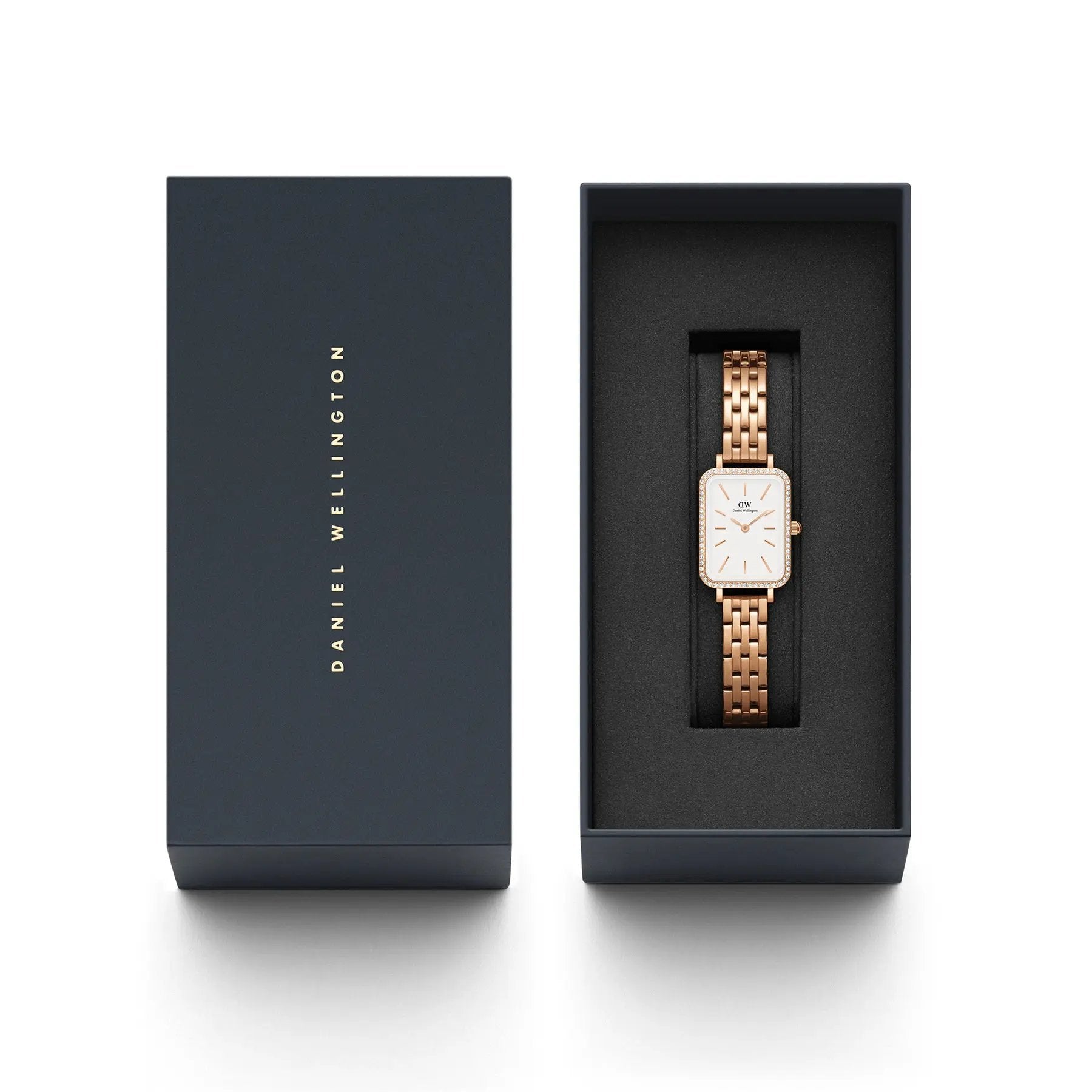 ZEGAREK DAMSKI DANIEL WELLINGTON Quadro Rose Gold DW00100672 + BOX (zw519h) ZEGAREK DAMSKI DANIEL WELLINGTON Quadro Rose Gold DW00100672 + BOX 7315030053692
