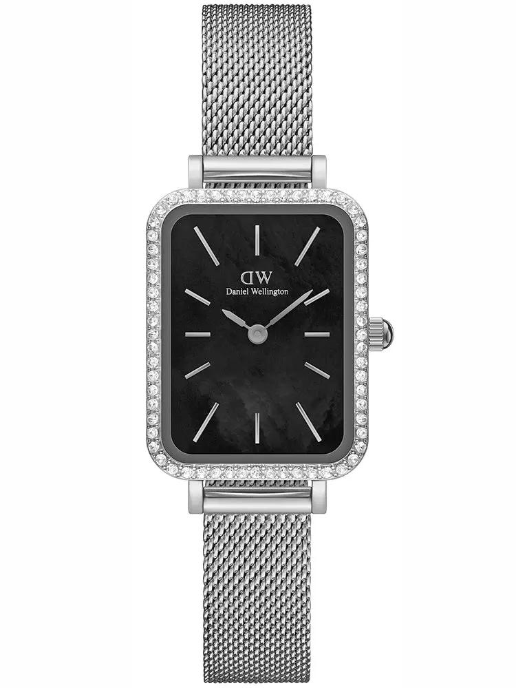ZEGAREK DAMSKI DANIEL WELLINGTON Quadro Silver Mesh DW00100667 + BOX (zw519k) ZEGAREK DAMSKI DANIEL WELLINGTON Quadro Silver Mesh DW00100667 + BOX 7315030053579